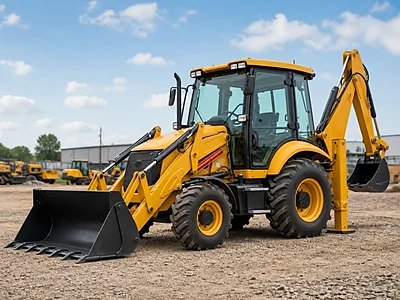 CASDE backhoe loader model